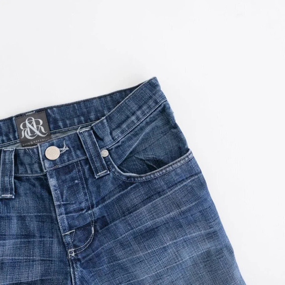 Y2K Rock & Republic Button Fly  Boot Cut Denim Jeans Size 31 - Picture 8 of 15